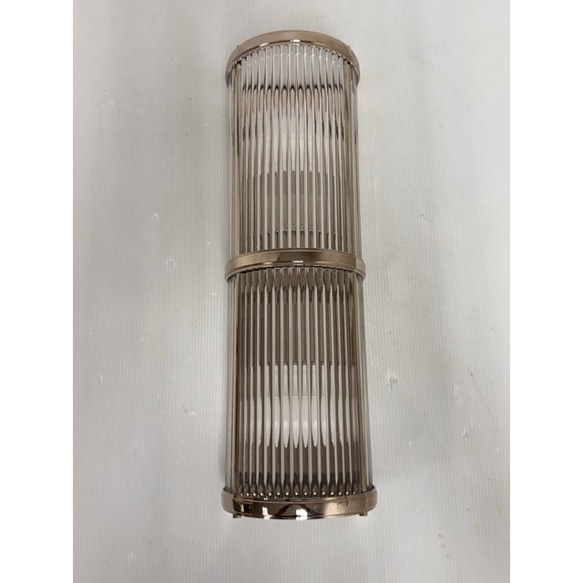 Design Plus Gallery presents the Allen Medium Linear Sconce by Ralph Lauren from Visual Comfort. Art Deco inspiration...