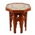 1940s Schumacher French Patterned Ceramic Top Side Table For Sale In New York - Image 6 of 6