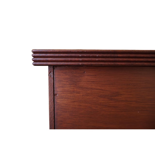 Biggs of Richmond Chippendale Mahogany Bachelor’s Chest With Brass Hardware For Sale - Image 13 of 18