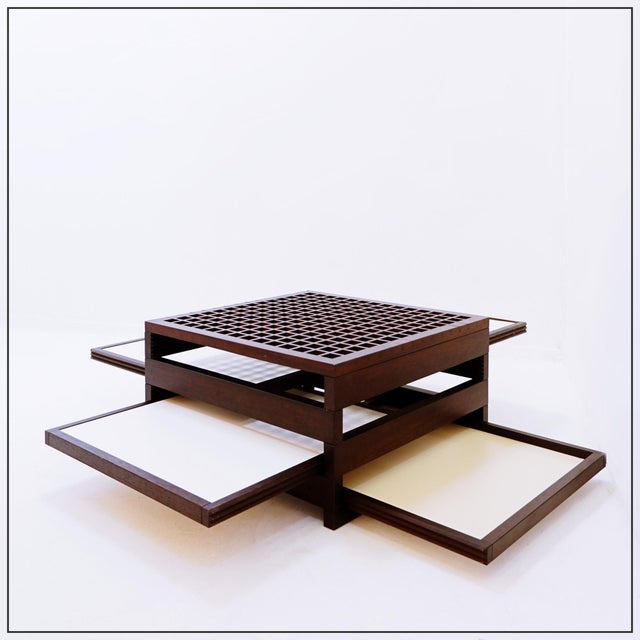 Vintage Tetra Coffee Table by Bernard Vuarnesson for Bellato, 1970 For Sale - Image 18 of 18