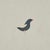Traditional Schumacher Birds Print Wallcovering In Black On Natural For Sale - Image 3 of 5
