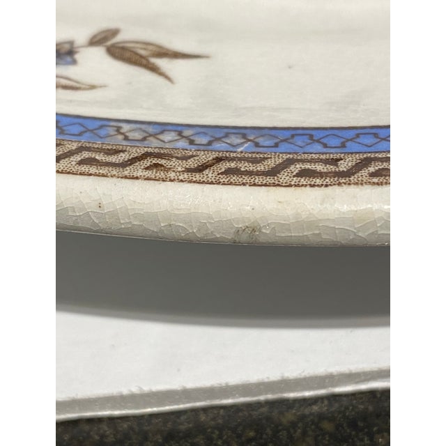 Antique Bates and Walker Aesthetic Movement Bamboo Serving Platter For Sale - Image 9 of 11