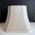 Vintage Mid-Century Modern Ivory Octagonal Bell Lamp Shade For Sale In Miami - Image 6 of 12