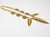 Guy Laroche Gilt Metal Tribal Necklace For Sale - Image 4 of 9