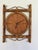 Vintage Tortoise Rattan Bamboo Wall Clock For Sale In Miami - Image 6 of 6
