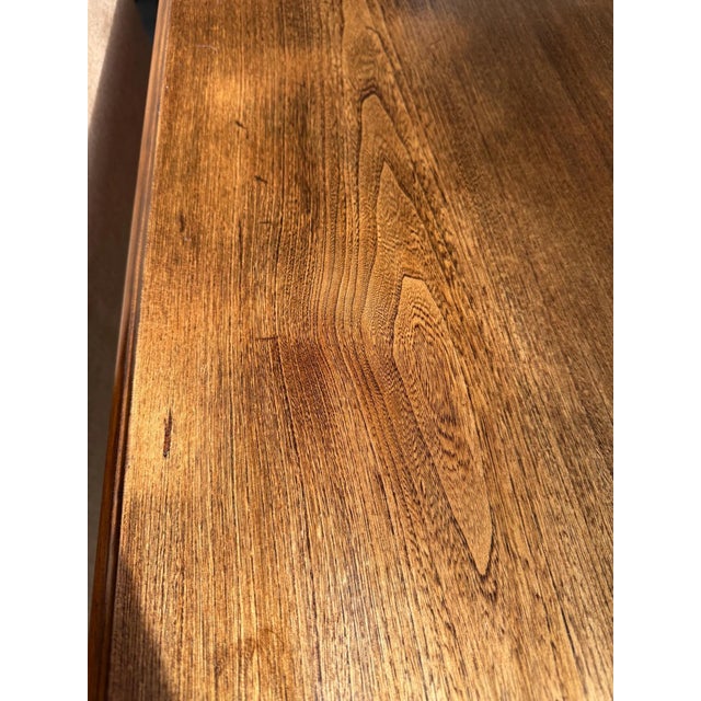 Early 20th Century Walnut Writing Desk With Ram’s Head Carvings For Sale - Image 9 of 17