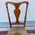 Antique Hudson Valley of New York, Queen Anne Turned Side Chair with Rush Seat, 18th Century An authentic 18th-century...