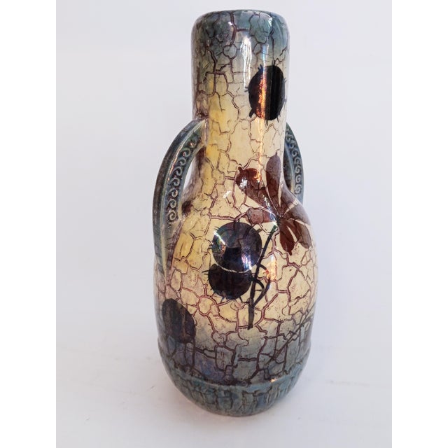 Ceramic Amphora Vase from Royal Dux, 1900s For Sale - Image 5 of 9