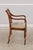 Wood Pair English Adams Style Painted Back Cane Armchairs For Sale - Image 7 of 16