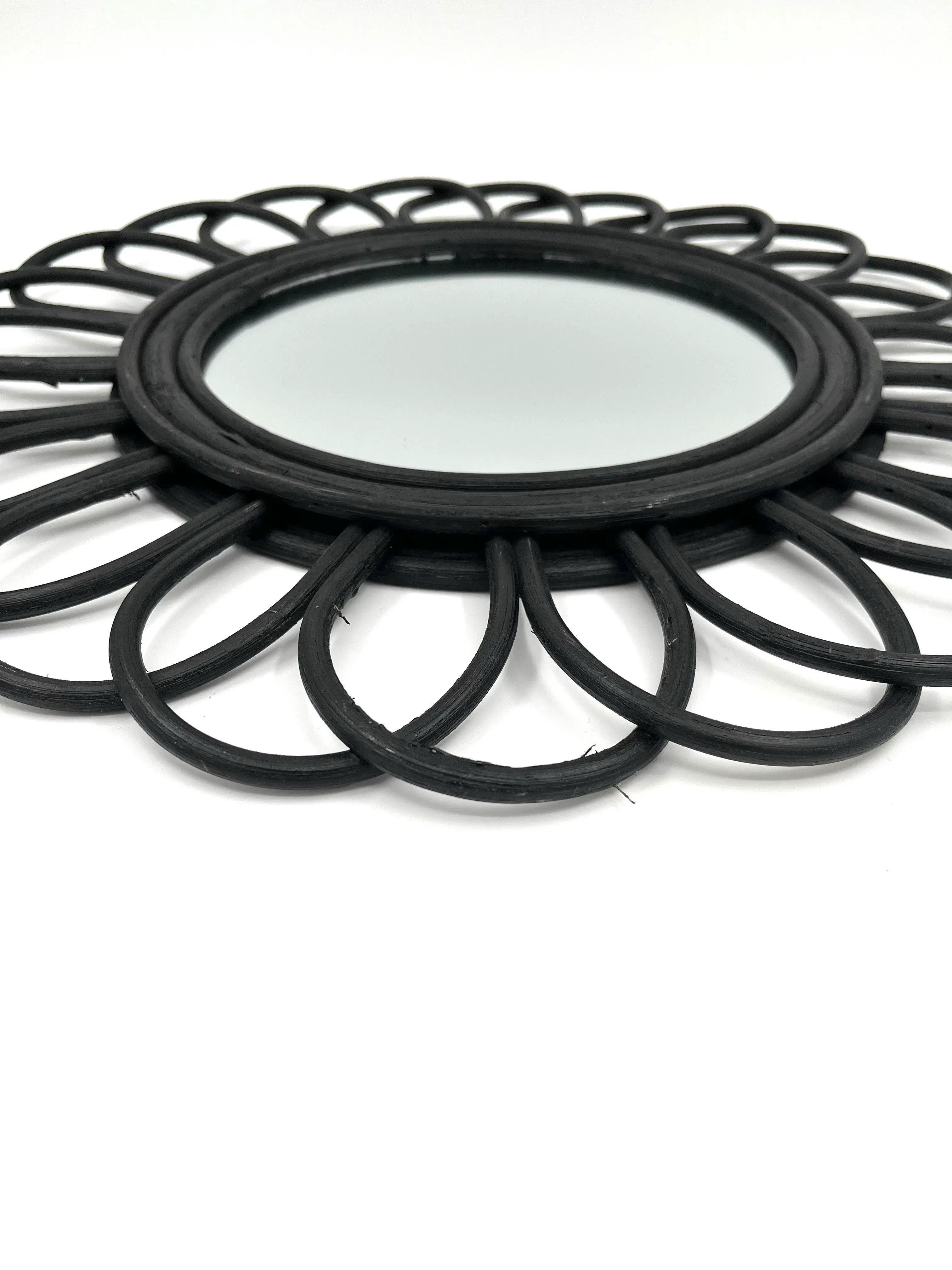 vintage-black-rattan-sunburst-