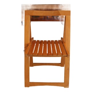 Italian Mid 20th Century Folding Chair For Sale