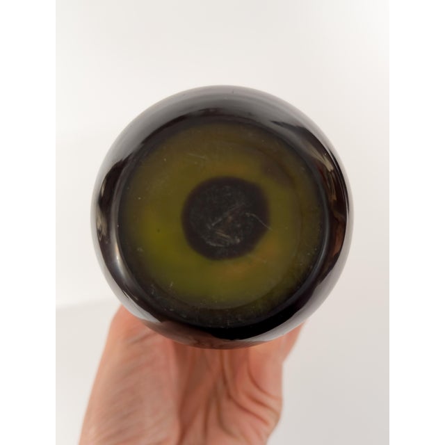 Art Nouveau Cameo Green Glass Vase by Emile Gallé, 20th Century For Sale - Image 17 of 18