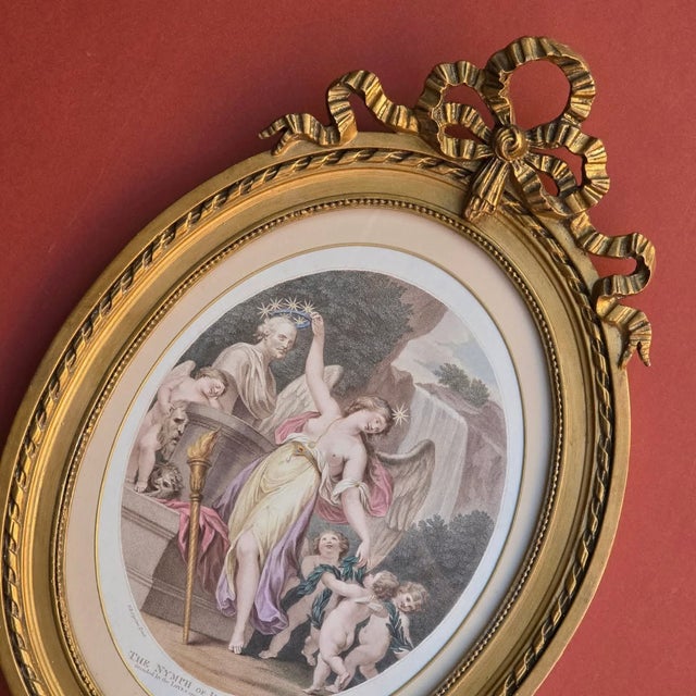 Giovanni Battista Cipriani, the Nymph of Immortality, 1800s, Paper, Framed For Sale - Image 13 of 16