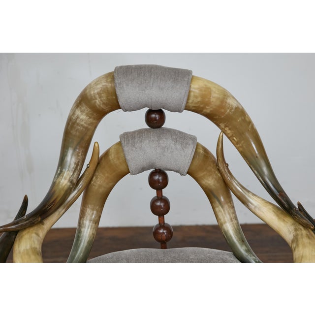 This striking English Victorian mahogany chair seamlessly marries rustic and refined elements, making it a true...