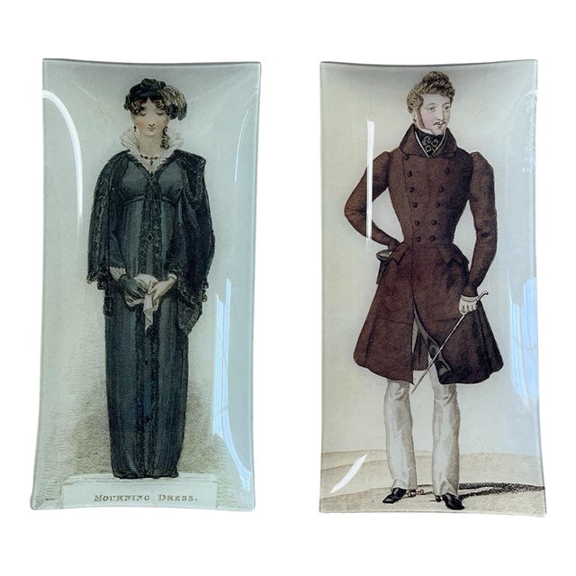 Pair of Kaas Glassworks Trays For Sale