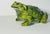 Printmaking Materials Vintage French Majolica Frog Sculpture 18” For Sale - Image 7 of 7