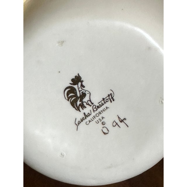 Ceramic Signed Sascha Brastoff Vase For Sale - Image 7 of 10