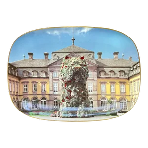1992 Jeff Koons Porcelain “Puppy Plate”, Limited Edition #4 of 125