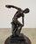 Metal Bronze Classical Athlete Sculpture After Discobolus, Greco-Roman Athlete, 12” H For Sale - Image 7 of 16