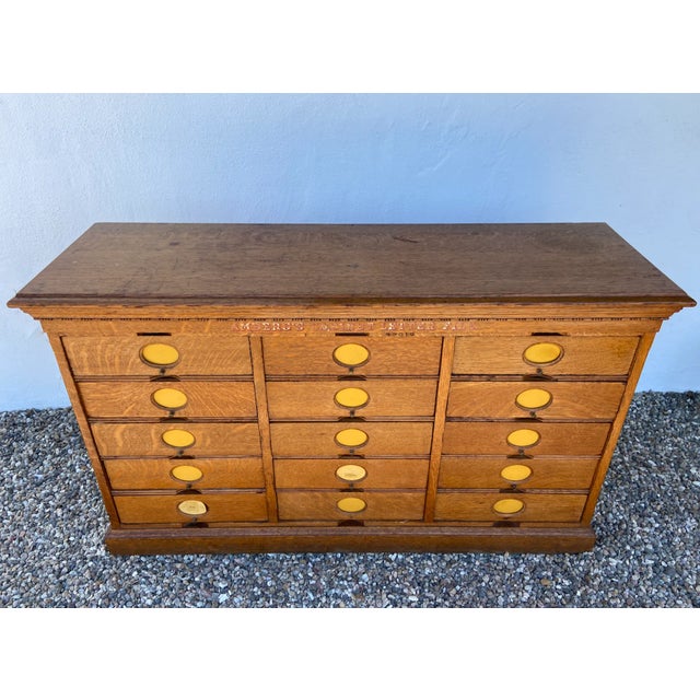 Late 19th Century Antique Amberg's Imperial Letter File in Oak