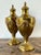 Vintage Swag Brass Lidded Urns - A Pair For Sale - Image 11 of 12