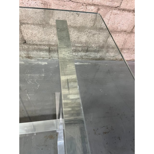 1970s Mid Century Modern Chrome Dining Room Set in the Milo Baughman Style. For Sale - Image 12 of 12