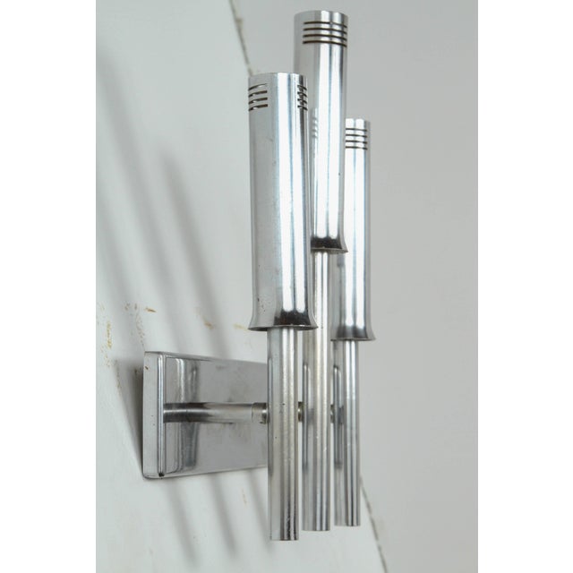 1970s Italian Sconces in the Manner of Scolari - a Pair For Sale In Los Angeles - Image 6 of 8