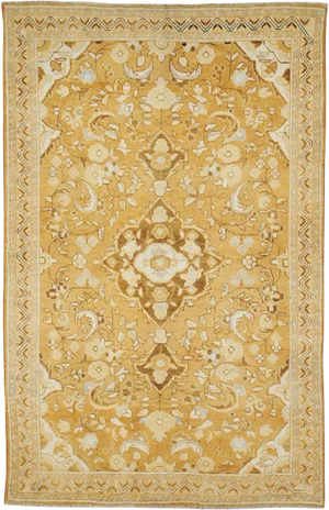 Vintage Persian Malayer Rug – Size: 4' 2" X 6' 7"