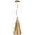 Barbara Barry for Visual Comfort Signature Nimbus Medium Pendant in Gild For Sale