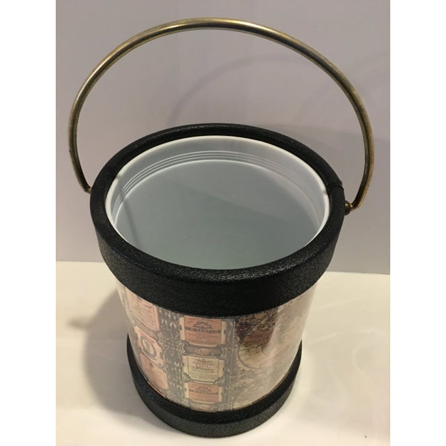 1960s 1960s Old World Map Ice Bucket For Sale - Image 5 of 7