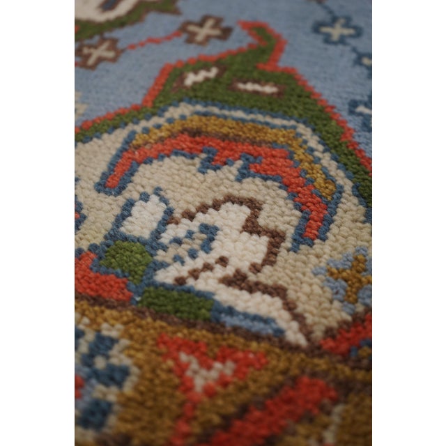 1990s Hand Woven Approx. 2.5’ X 10’ Wool Oriental Runner Rug For Sale - Image 5 of 7