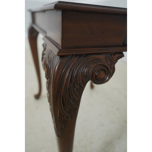 Ethan Allen Georgian Style Mahogany Occasional Lamp Table For Sale - Image 10 of 14