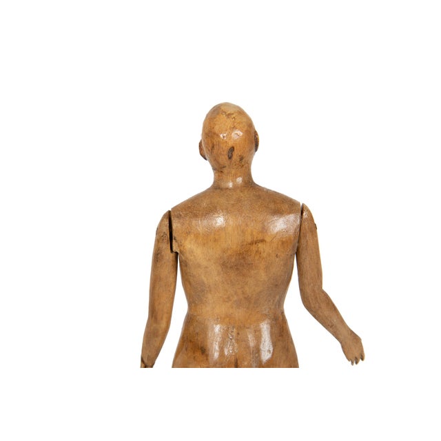 Group of 15 Carved Wood Sculpture Figural Studies or Artist Models, 20th Century For Sale - Image 10 of 18
