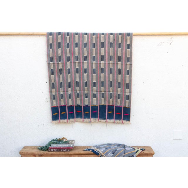 Hand-woven by master weavers of the Baoulé people in the Côte d’Ivoire, West Africa, these vintage textiles are celebrated...