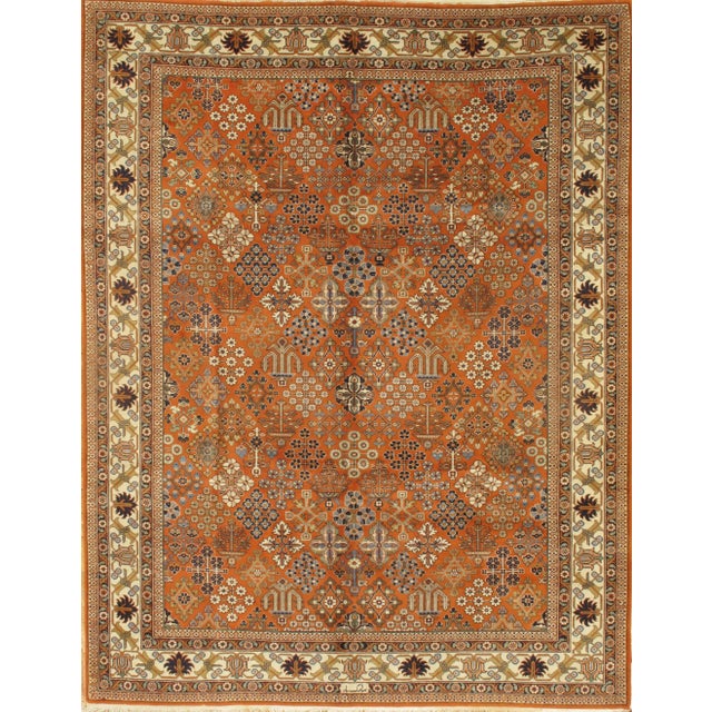 Traditional Pasargad NY Original Romanian Josheghan Rug - 8'9" X 11'4" For Sale - Image 3 of 3