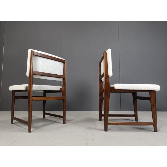 Mid-Century Scandinavian Teak Dining Chairs, 1960s, Set of 6 For Sale - Image 9 of 11