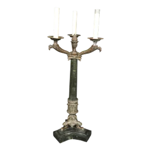 Maitland Smith French Empire Style Solid Bronze Table Lamp