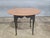 Late 20th Century Tiger Maple Benchmade Dining Table Breakfast Table Tavern Table Black Base For Sale In Cleveland - Image 6 of 10