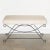 White Panoplie Iron Loop Bench, Poodle For Sale - Image 8 of 8