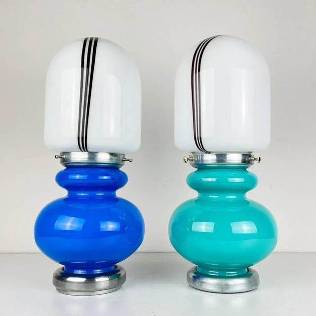 Mid-Century Italian Modern Table Lamp, Italy, 1980s For Sale - Image 12 of 13