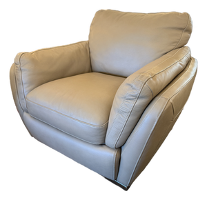 Natuzzi Editions Collection Leather Lounge Chair