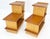 Pair of Restored 1950s Solid Mahogany & Bamboo Reed Step End Side Tables Stands For Sale - Image 9 of 12