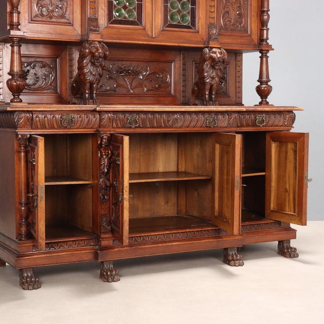 Neo-Renaissance Style Sideboard For Sale - Image 4 of 16