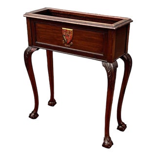 Country House Mahogany Jardiniere For Sale