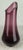 l.e. Smith Purple Amethyst Smoothie Swung Glass Vase 14-3/4 Inch For Sale - Image 11 of 15