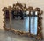 Spanish 20th Baroque Style Carved Walnut Ormolu Horizontal Gilded Mirror For Sale - Image 10 of 18