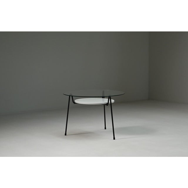 535 “Mug” table by Wim Rietveld for Gispen, 1950s The Netherlands. The Gispen 535, better known by collectors as the “Mug”...