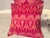 2010s Bohemian Magenta Ikat Pillow Covers From Vietnam- A Pair For Sale - Image 5 of 12