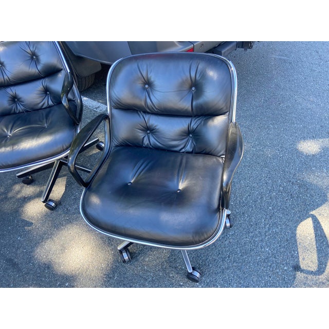 Mid-Century Modern Vintage Mid Century Modern Knoll Pollock Desk Chairs Set of 4 For Sale - Image 3 of 18