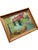Paper Signed 1930s River Landscape Fine Art Oil Painting / 1930s Small Townscape Wall Art For Sale - Image 7 of 10